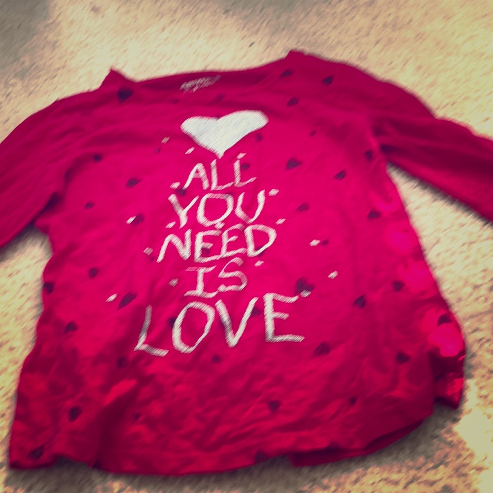 A long sleeve Valentine’s Day shirt